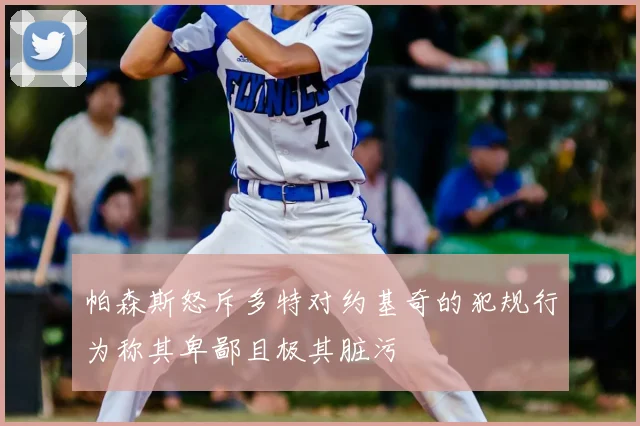 帕森斯怒斥多特对约基奇的犯规行为称其卑鄙且极其脏污